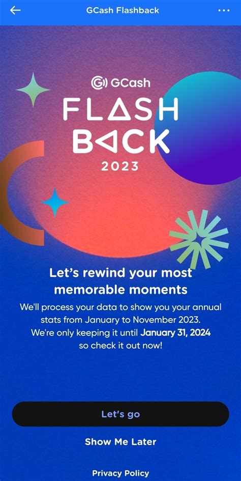 how to see gcash flashback|We Are GCash .
